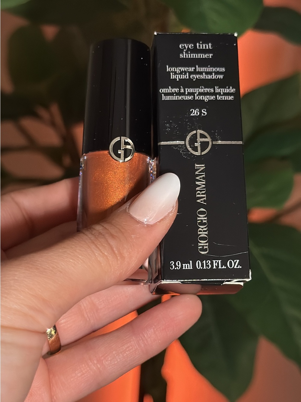 Giorgio Armani Eye Tint Shimmer Liquid Eyeshadow — 26 S Orange Metallic